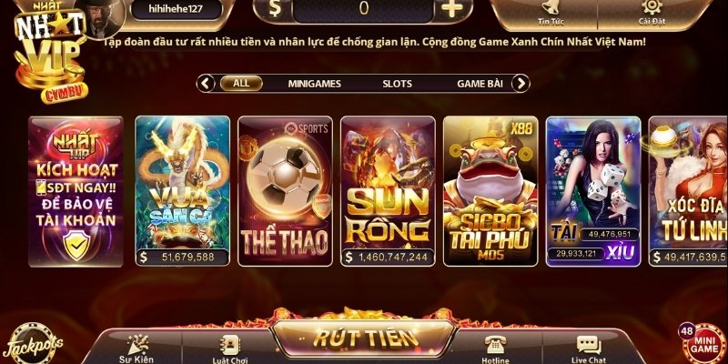 Cổng game bài đổi thưởng uy tín số 1 Việt Nam với kho sản phẩm đặc sắc