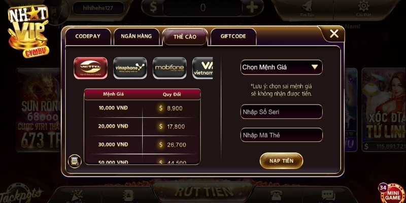 Giao dịch bằng thẻ cào đảm bảo tính an toàn tuyệt đối